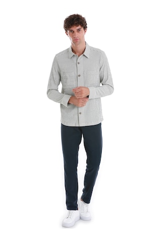 Hatemoğlu Yeşil Klasik Fit Çizgili Uzun Kollu Overshirt Gömlek Ceket 24d190000048 Ysc Yeşil