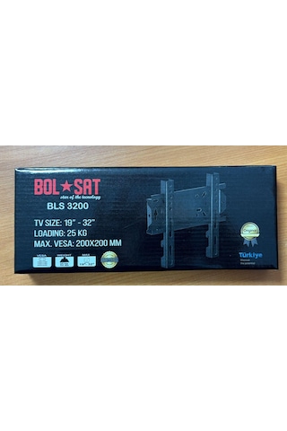 Bolsat Bls 3200 Tv Askı Aparatı 19-32 İnç Sabit 10x25 Cm