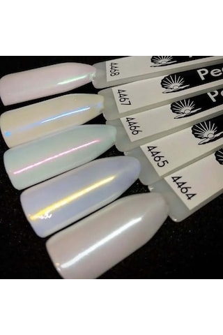 Nail Art Tırnak Süsleme İnci Tozu Lila Gold Efekt Ru4465