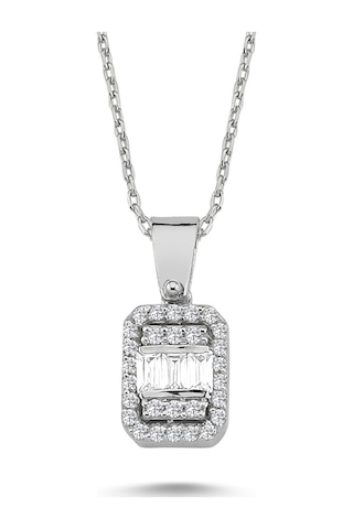 Lova 0.18 Karat Baget Pırlanta Kolye - 2020006