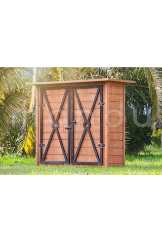 Mandumobilya “Mandu” Ahşap Bahçe Depolama Dolabı (Küçük) Diğer