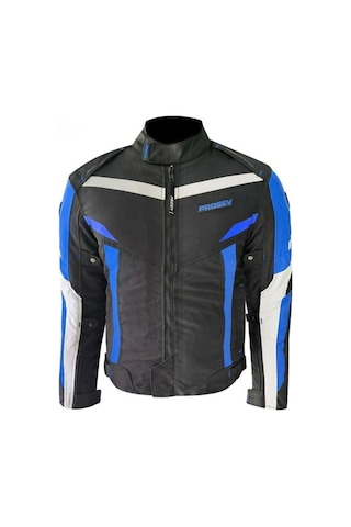 Motoanl Motosiklet Montu 4 Mevsim Full Koruma Özel Oxford 600-d Kumaş Motor Mont Blue