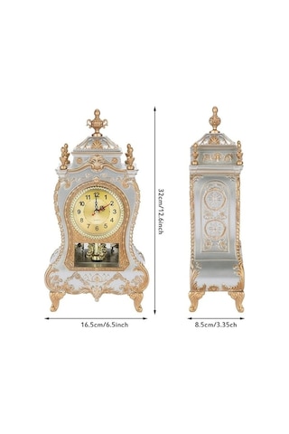 Trendooze Vintage Stil Saati, Saati, Retro Nostaljik Masa Duvar Dekoratif Bv