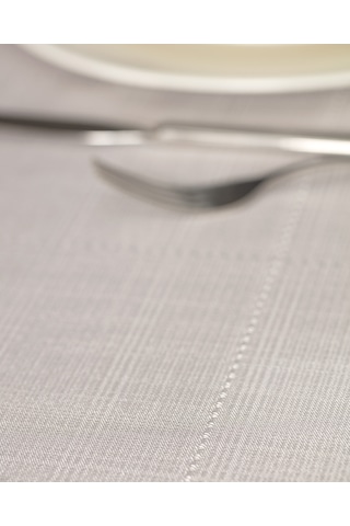 Madame Coco Ancella Masa Örtüsü - Açık Gri - 160x300 Cm 8684427114377 Gri
