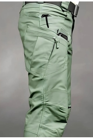 Tactical Outdoor Çok Cepli Pantolon Ripstop Yırtılmaz Kumaş Haki