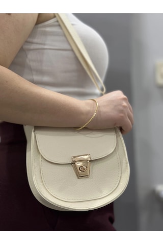 Biçomi Klasik Kapaklı Bej Cilt Çanta Bej