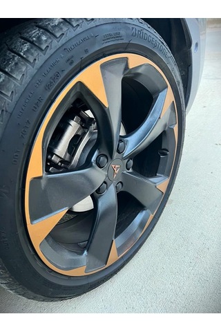 Cupra Leon Mk4 Jant Kaplama Sticker / Metalik Mat Bakır