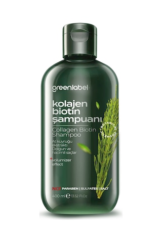 Greenlabel Kolajen Biotin Şampuanı 400 ML