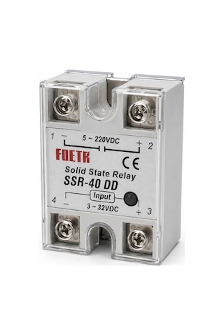 Ssr-40dd 40a Dc-dc Tek Faz Katı Hal Rölesi