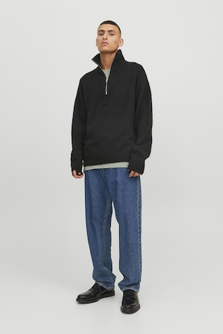 Jack & Jones Erkek Kazak 12241817 Siyah Siyah