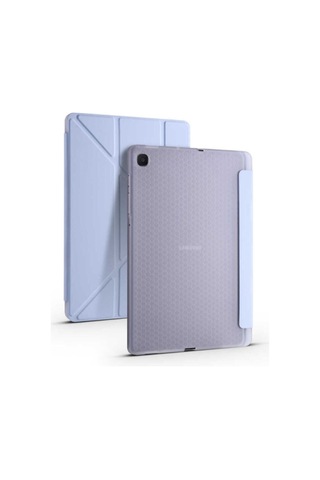 Samsung Galaxy Tab S6 Lite Sm P610 / Sm-p620 10.4 Uyumlu Kalem Bölmeli Standlı Kılıf Arka Kapak