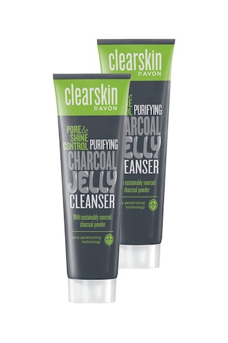 Avon Clearskin Pore Shine Gözenek Ve Parlaklık Kontrolü İçin Yüz Temizleme Jeli 2 x 100 ML