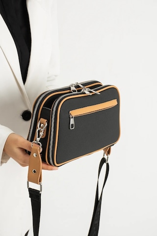 Just Polo Kadın Omuz Postacı Çantası 6000mh Siiyah Camel