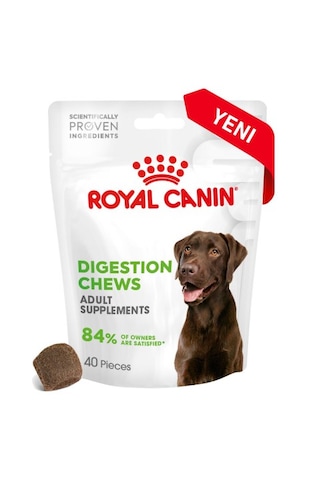 Digestion Chews Yetişkin Köpekler İçin Sindirim Sistemini Destekleyen Tamamlayıcı Ödül Maması 160g