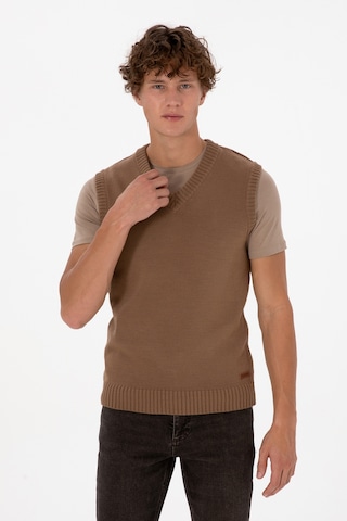 U.s. Polo Assn. Erkek Vizon Süveter 50318158-vr052 Vizon