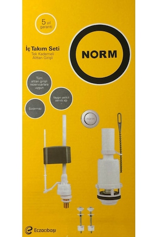 Eczacıbaşı Norm Basmalı Rezervuar İç Takımı 330b3018 Beyaz