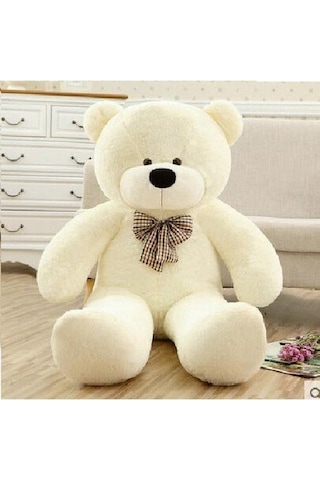 Peluş Ayı 120 cm Papyonlu Sevimli Ayı - Sevgiliye En Özel Hediye