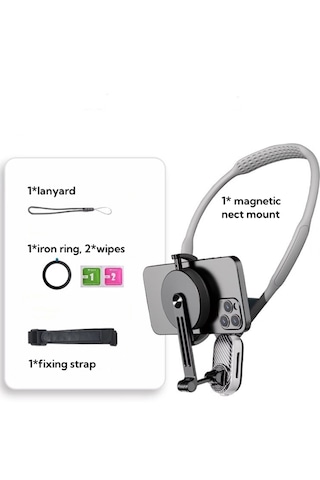 Scs-nh001 Manyetik Boyun Standı, Boyun Telefon Tutucu - Tripodu
