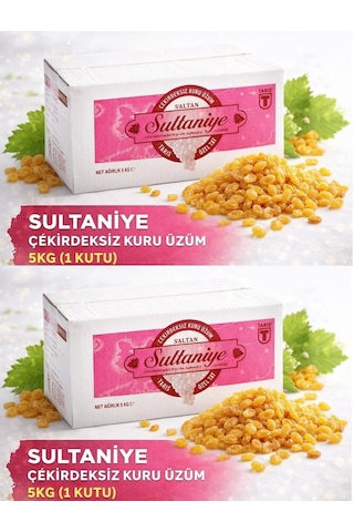 Tariş Sultaniye Çekirdeksiz Kuru Üzüm 10kg 2pk 5kg 10 KG