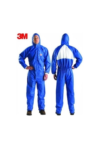 3M 4515 Tek Kullanımlık Mavi Tulum Genel Kullanım Amaçlı M Beden
