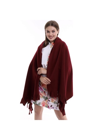 ALDAIYR 10 Adet Polar Kışlık Bordo Atkı Şal Puffy Chic Premium Soft