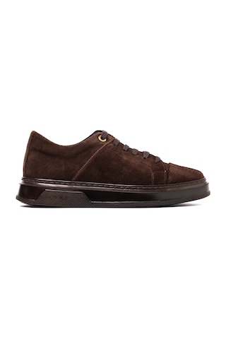 Kahve Süet Sneaker Erkek Ka-c26401 John May Munıh Shoe Kahverengi