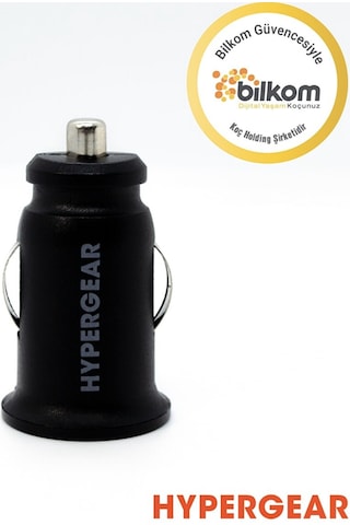 Hypergear 2.1A 2X Hızlı Araç Şarj Aleti Başlığı Siyah