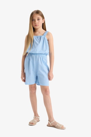 Defacto Kız Çocuk Desenli Askılı Tulum B4814a825hsbe551 Mavi