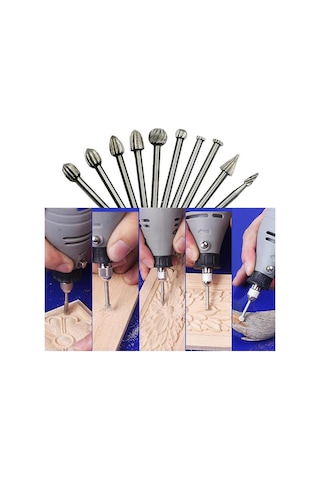 Lemestar 20 Parça Hızlı Çekirdekli Ahşap Oyma Freze Ucu Seti - Elektrikli Freze Ve Matkap İçin Dayanıklı Hss Malzeme