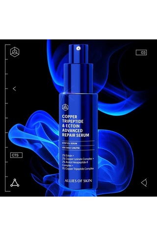 Bakır Tripeptid & Ectoin Gelişmiş Onarıcı Serum, 30ml