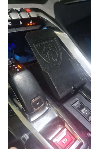 Peugeot 3008 5008 Telefon Tutucu Konsol Araca Özel Tasarım Birebir Uyumlu 1