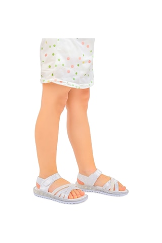 Kiko Kids Kız Çocuk Sandalet Arz 2346 Beyaz