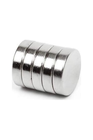 5 Adet Çap 25Mm X Kalınlık 5Mm Yuvarlak Güçlü Neodyum Mıknatıs