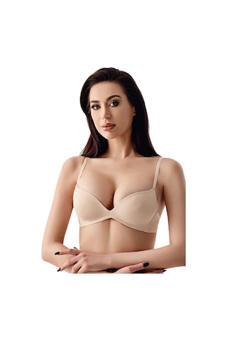Newbra Lıngerıe Kadın Desteksiz Günlük Kullanım Micro Balensiz Sütyen Kodu: 331791 B Cup Ten