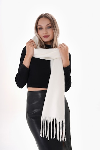 Ritagarcia Premium Soft Buklet Atkı Ekru