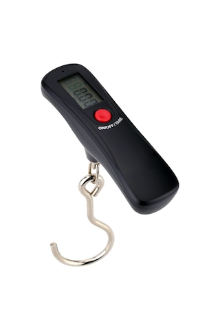 50 Kg/10g Taşınabilir Dijital Elektrikli Asılı Bagaj Tartısı Mavi Arka Işık