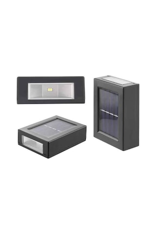 Dekoratif Duvar Lambası Solar Güneş Enerjili Bahçe Aydınlatması