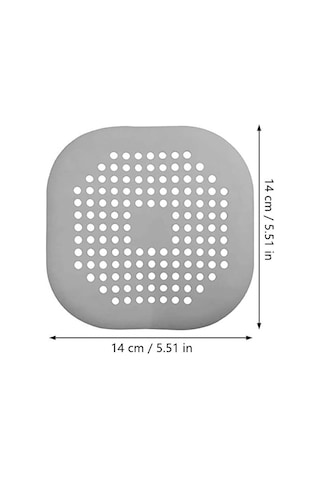 Suofeng Beyaz Tpr Su Tüpü Filtresi, Mutfak Lavabo Tıkama Önleyici, Sucuklu Silikon Depolama Kapağı 1 Adet Beyaz