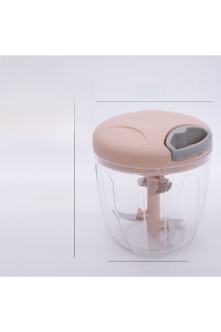 Monyee Evde Bebek Yemeği, Sarımsak, Meyve Püresi Hazırlama İçin El Manuel Çekmeli Blender - Diana Pembe 900ml Diğer