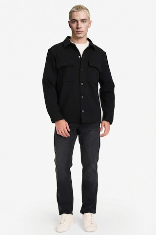 Defacto Regular Fit Twill Siyah Erkek Gömlek E7689ax/bk81 Siyah