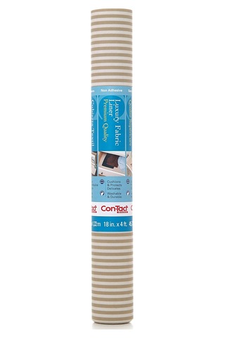 Kağıdı Yapışmaz Lüks Kumaş Pajama Stripe Tan 1 Çok Renkli