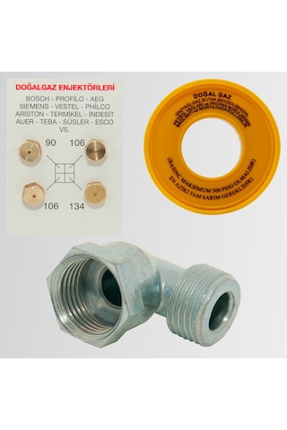 Ocak Doğalgaz Meme (Enjektör) Dönüşüm Seti
