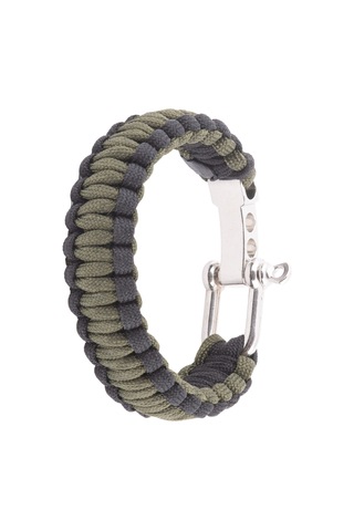Outdoor Paracord Bileklik 3 Kademeli Krom Kilit Çok Renkli