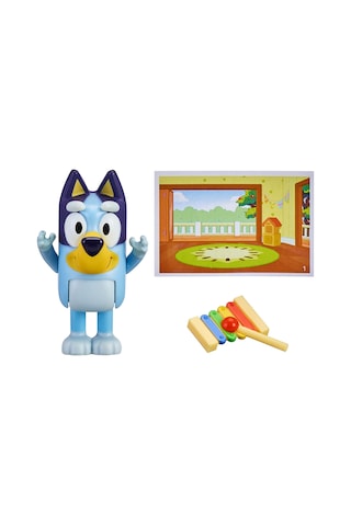 Bluey Tek Figür Aksesuarlı Set - Bluey Ve Ksilofon