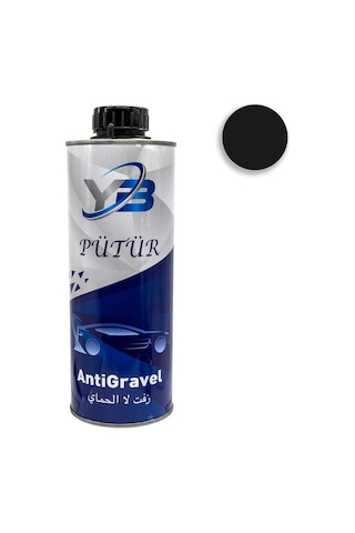Anti Gravel Darbe Koruyucu Pütür Boya 1 Kg - Siyah