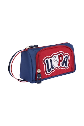 U.s. Polo Assn.plklk25014 Kalem Çantası Lacivert - Kırmızı
