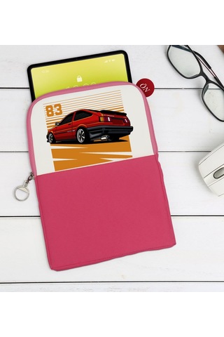 Bk Gift Dirift Car Tasarımlı Taşınabilir Koruyucu Tablet Kılıfı &