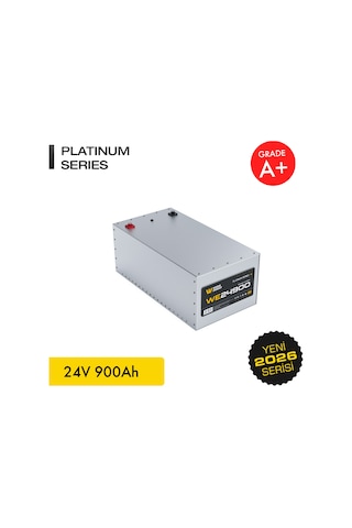Werer Energy 24V 900Ah LiFePO4 Platinum Series Bluetooth'lu Lityum Demir Fosfat Akü