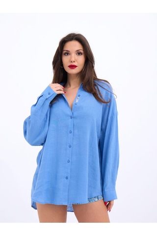 6758 Gömlek-mavi Mavi