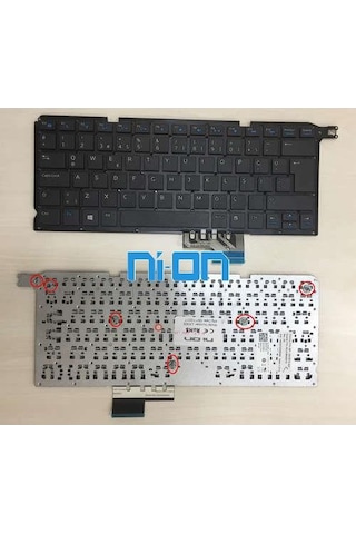 Nion Dell Mp-12g7 ,dell Vostro 14z P41g Uyumlu Laptop Notebook Klavye Siyah Tr